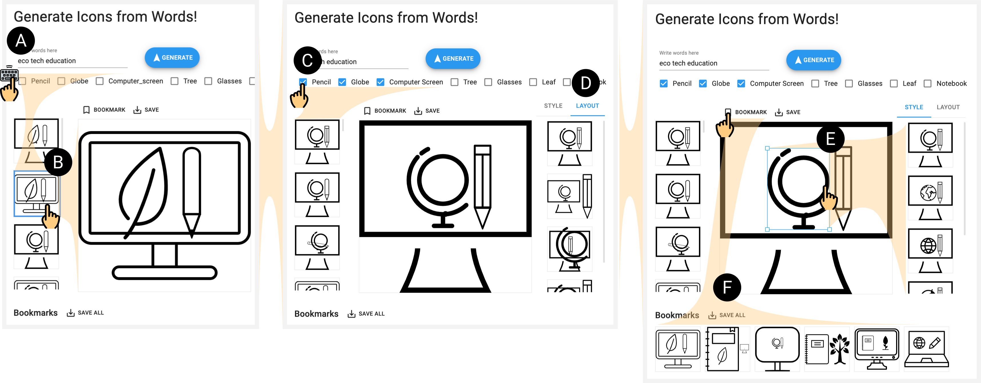 ICONATE: Automatic Compound Icon Generation and Ideation