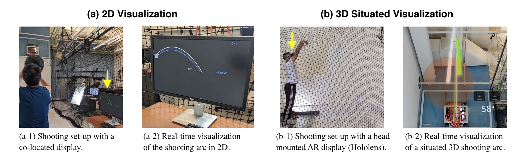 Towards an Understanding of Situated AR Visualization for Basketball Free-Throw Training