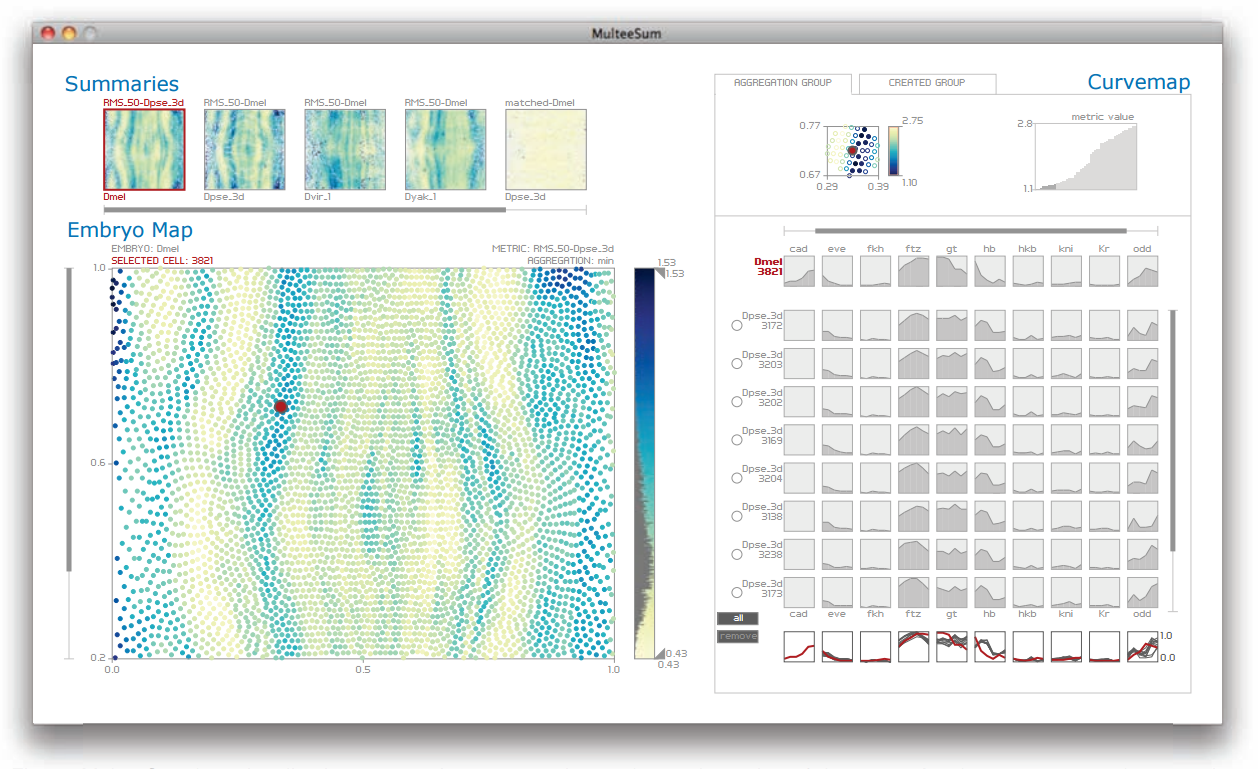 MulteeSum: A Tool for Comparative Spatial and Temporal Gene Expression Data